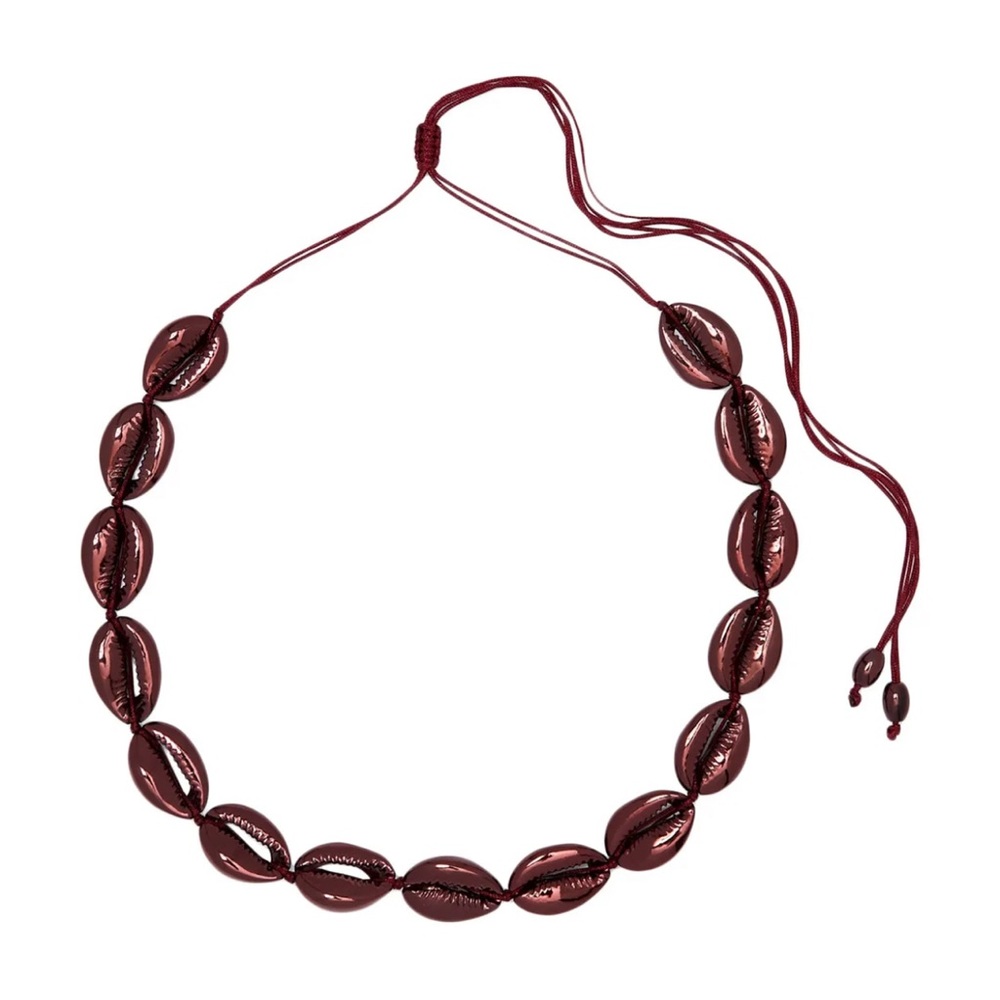 TOHUM bronze shell adjustable boho necklace
